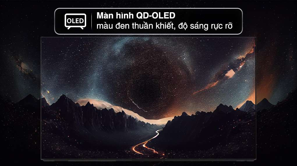Google Tivi OLED Sony K-65XR80M2 - Màn hình QD-OLED mang đến màu đen tuyệt đối, độ sáng rực rỡ và chi tiết sắc nét