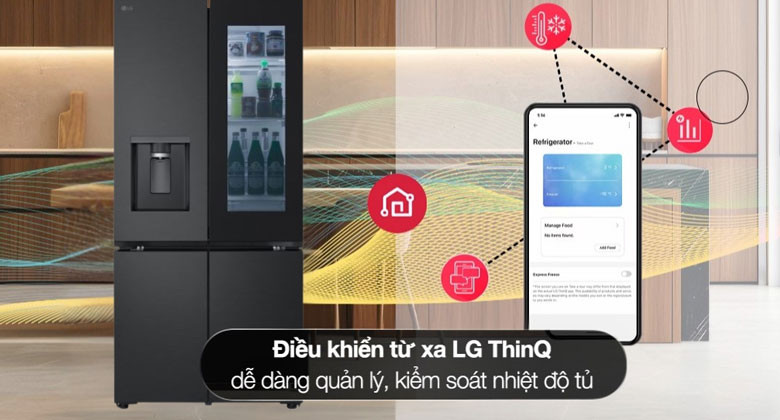Tủ lạnh LG lấy nước ngoài - Tiện ích