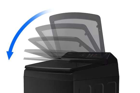 Máy giặt Samsung cửa đứng - Cửa đóng siêu êm, bền bỉ, an toàn