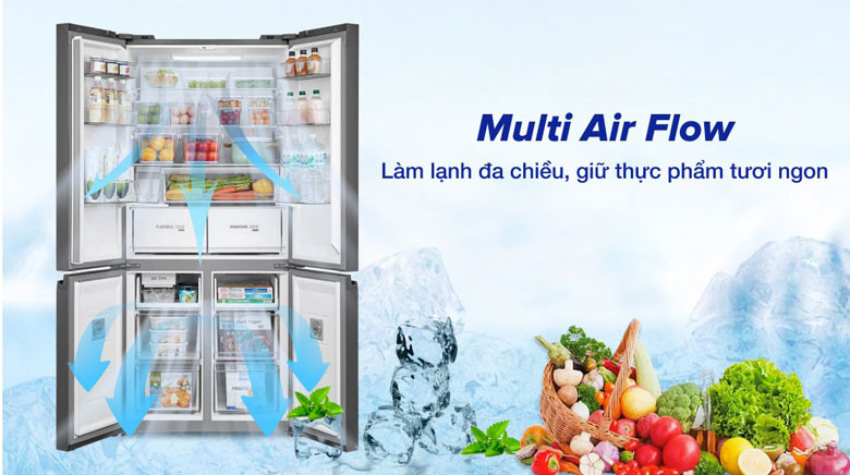 Tủ lạnh Toshiba Inverter 515 lít Multi Door GR-RF665WIA-PGV(22)-XK - Công nghệ làm lạnh và bảo quản thực phẩm