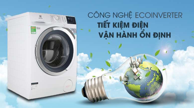  Công nghệ Inverter - Máy giặt Electrolux Inverter 10 kg EWF1024BDWA