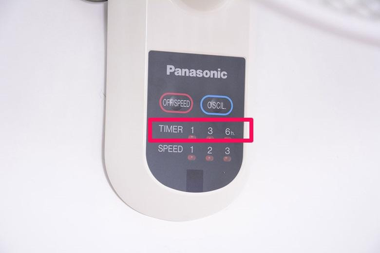 Quạt Panasonic - Chức năng hẹn giờ hữu ích giúp bạn chủ động được thời gian sử dụng