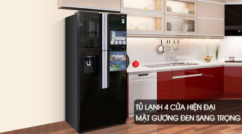 Thiết kế - Tủ lạnh Hitachi Inverter 540 lít R-FW690PGV7X