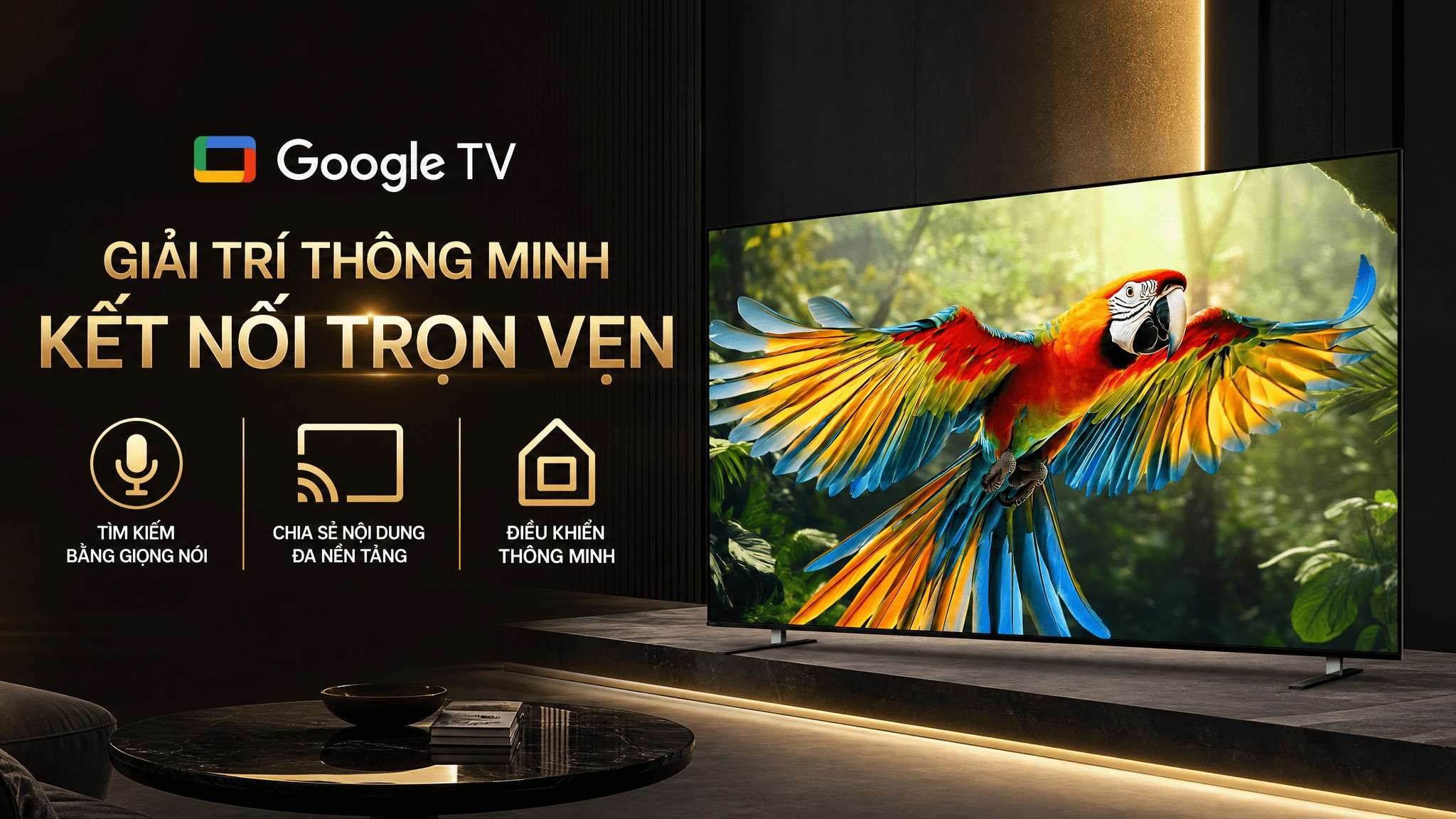 Tivi Sony - Google TV tiện lợi và kết nối đa nền tảng