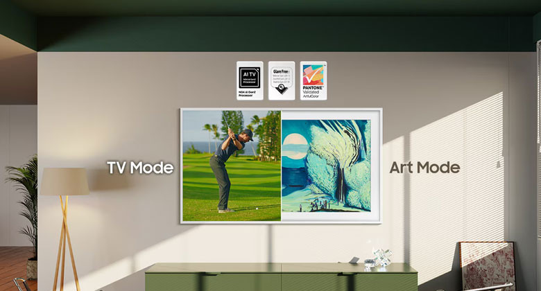 Tivi Samsung 65LS03F - Màn hình QLED chuẩn 4K sắc nét với tấm nền chống phản sáng