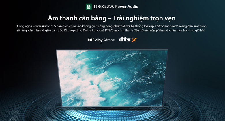 Tivi Toshiba 43 inch giá rẻ - Âm thanh cân bằng, trải nghiệm trọn vẹn