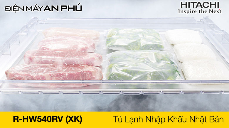 Tủ lạnh 6 cánh Hitachi 540 lít R HW540RV XK giá bao nhiêu? Cập nhật 2025 mới nhất