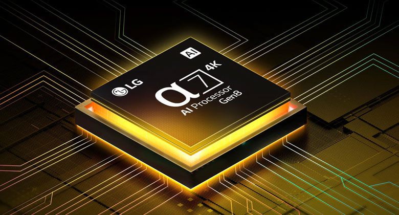 Tivi LG 50QNED81ASA - Trải nghiệm Bộ xử lý AI alpha 7 Gen 8 mạnh mẽ và thông minh