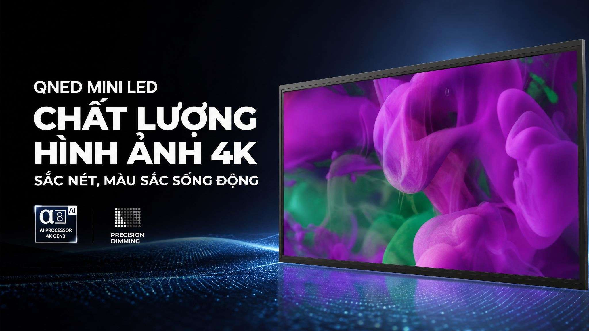 Tivi QNED LG 55 inch 55QNED86BSA - Chất lượng hình ảnh 4K sắc nét, màu sắc sống động
