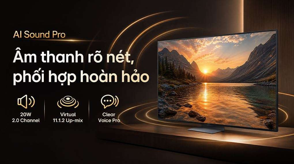 Giá tivi LG mới nhất - Âm thanh rõ nét, dễ phối hợp với soundbar