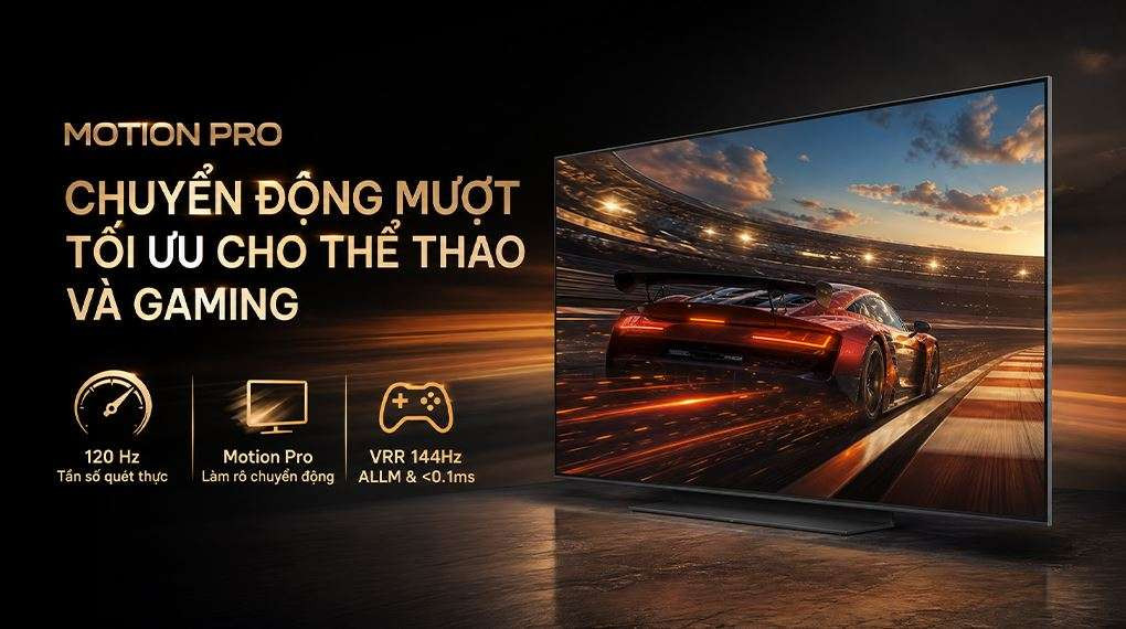 86QNED86BSA - Chuyển động mượt, tối ưu cho thể thao và gaming