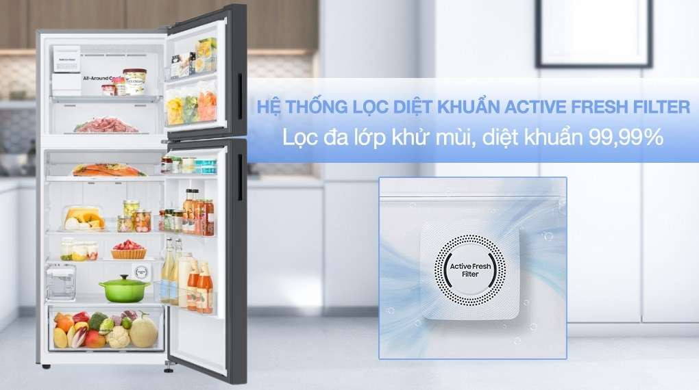 Tủ lạnh Samsung 2 cánh Bespoke - Công nghệ kháng khuẩn khử mùi