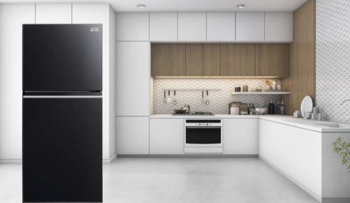 Tủ lạnh Mitsubishi Electric Inverter 344 lít MR-FX43EN-GBK-V - Thiết kế sang trọng, tinh tế, phù hợp mọi không gian bếp