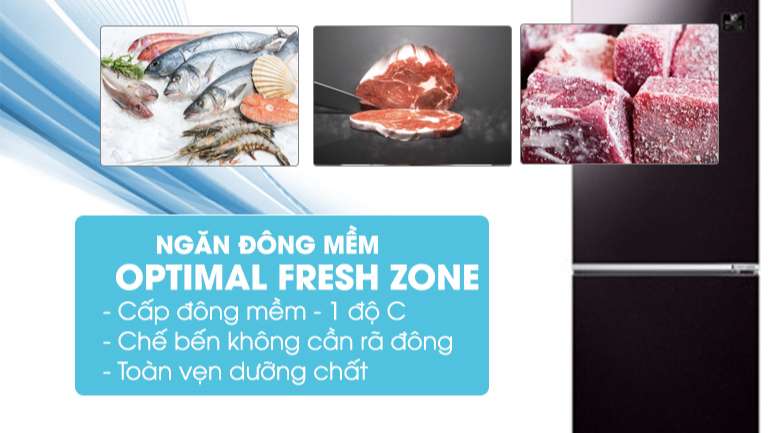 RB27N4010BY/SV - Bảo quản thịt cá tươi ngon, chế biến trong ngày không cần rã đông với ngăn đông mềm -1 độ C Optimal Fresh Zone
