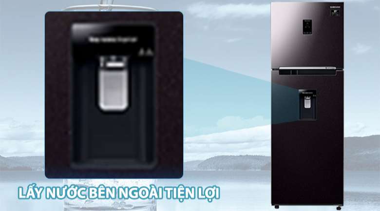 Tủ lạnh Samsung Inverter 319 lít RT32K5932BY/SV - Khay lấy nước