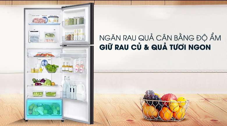 Tủ lạnh Samsung Inverter 319 lít RT32K5932BY/SV - Ngăn rau quả giữ ẩm