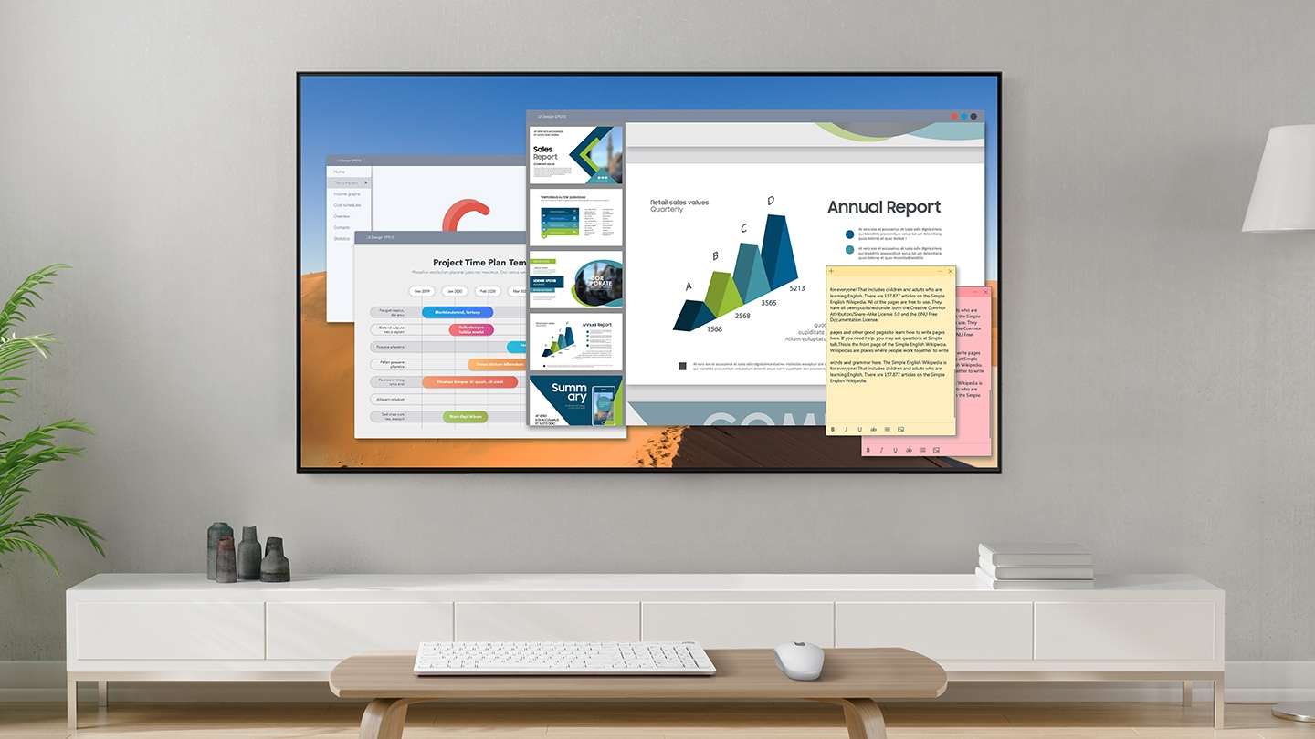 Smart Tivi Samsung 4K 43 inch UA43TU6900 - Tính Năng Remote Access Kiến Tạo Không Gian Làm Việc Tại Gia