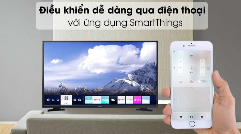 Smart Tivi Samsung 43 inch UA43T6000 - Điều khiển tivi bằng ứng dụng SmartThings