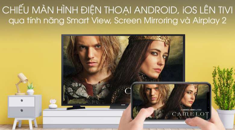 Smart Tivi Samsung 43 inch UA43T6500 - trinh chieu