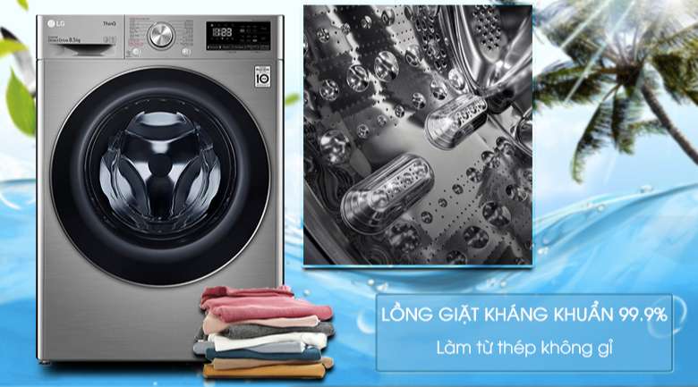 Máy giặt LG Inverter 8.5 kg FV1408S4V | Lồng giặt
