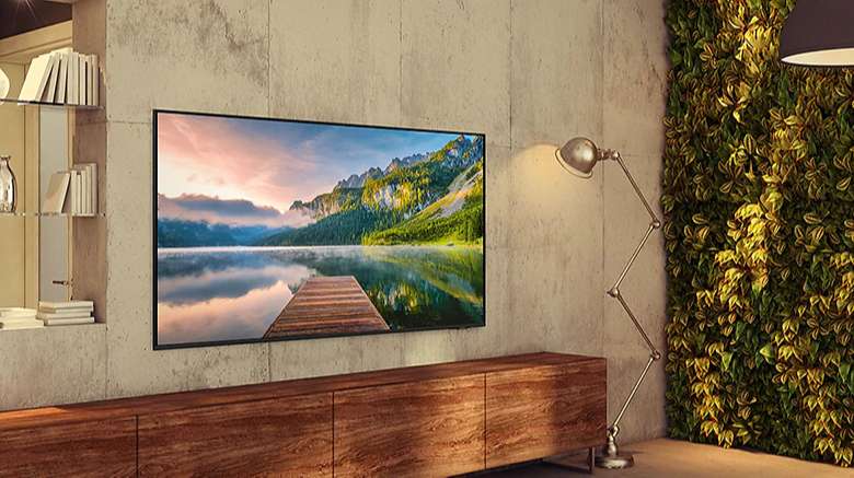 Giá treo tường - Smart Tivi Samsung 4K 50 inch UA50AU8000