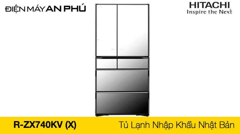 Tủ lạnh Hitachi 6 cánh 735 lít R ZX740KV có còn đang mua thời điểm này hay không?
