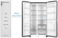 Tủ lạnh LG Inverter 649 Lít GR-B257JDS - Chính hãng