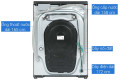 Máy giặt sấy Panasonic Inverter 9.5kg/6kg NA-S956FR1BV - Chính hãng