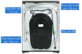 Máy giặt Panasonic Inverter 10.5 kg NA-V105FR1BV - Chính hãng