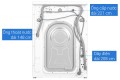 Máy giặt Samsung Inverter 9kg WW90TP54DSH/SV - Mới 2021