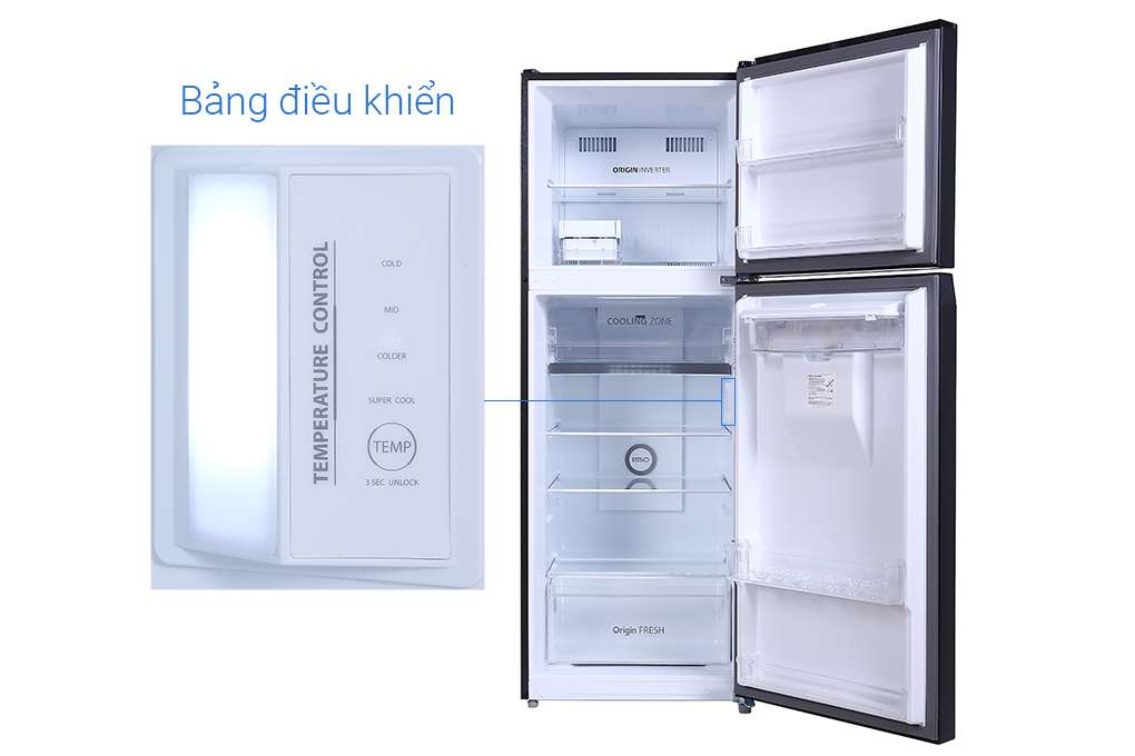 Tủ lạnh Toshiba GR-RT395WE-PMV(06)-MG Inverter 311 lít - Chính hãng