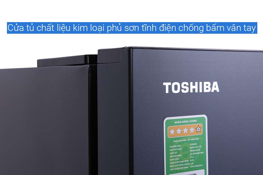 Tủ lạnh Toshiba GR-RT395WE-PMV(06)-MG Inverter 311 lít - Chính hãng