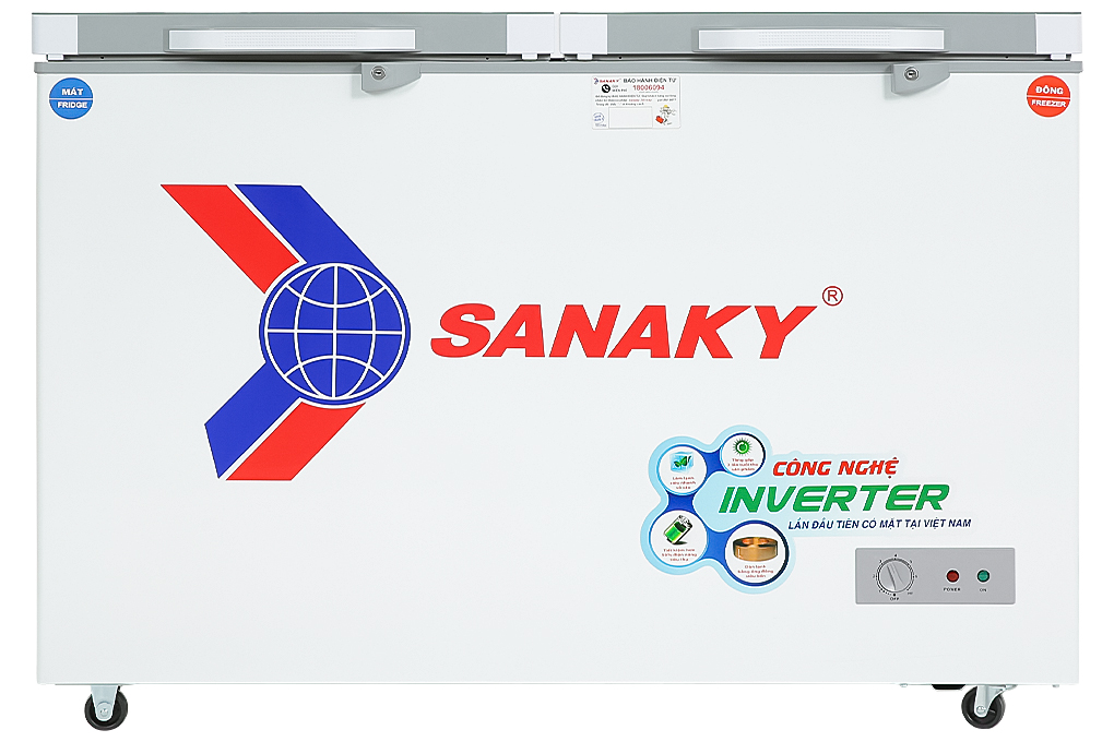 Tủ đông Sanaky Inverter 260 lít VH-3699W4K - Chính Hãng