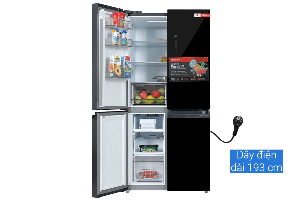 Tủ lạnh Toshiba Inverter 474 lít Multi Door GR-RF611WI-PGV(22)-XK - Mới 2024