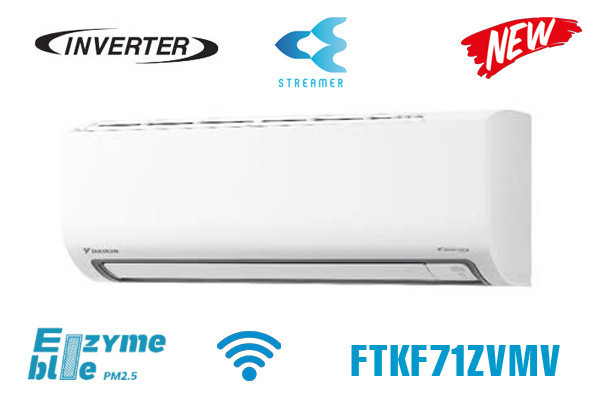 Điều hòa Daikin 24000 BTU inverter 1 chiều FTKF71ZVMV - Mới 2025