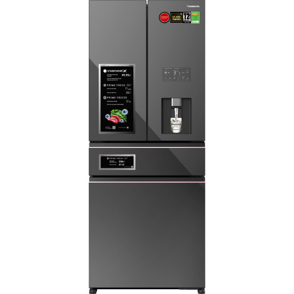 Tủ lạnh Panasonic Inverter 540 lít Multi Door PRIME+ Edition NR-YW590YMMV - Chính hãng