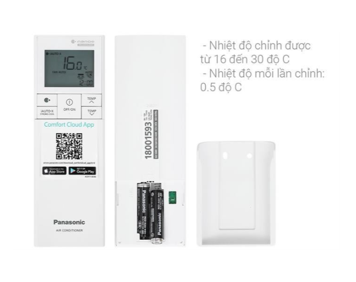 Điều hòa Panasonic 24000BTU 1 chiều inverter CU/CS-XU24BKH-8 - Mới 2025