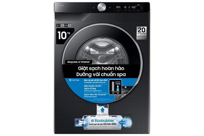 Máy giặt Samsung AI EcoBubble Inverter 10 kg WW10DG6U34LBSV - Mới 2025