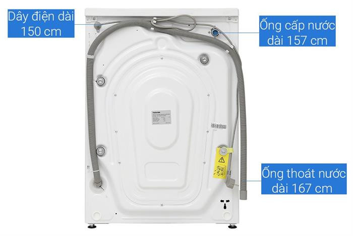 Máy giặt Toshiba Inverter 10.5 kg TW-T37BZP115MWV(WT) - Mới 2025