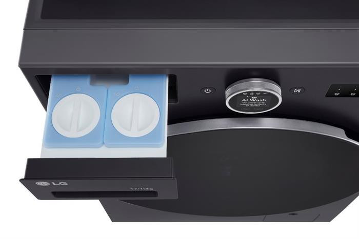 Máy giặt sấy LG Inverter giặt 17 kg - sấy 10 kg F2517RNTG - Chính hãng