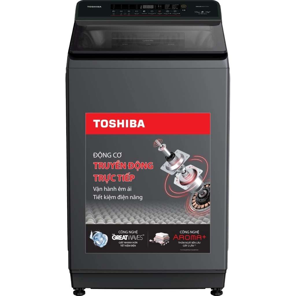 Máy giặt Toshiba Inverter 13 kg AW-T26D1400TV (MG) - Mới 2026
