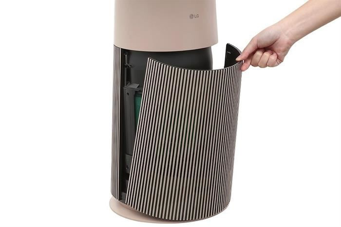 Máy lọc không khí LG PuriCare Aero Furniture AS20GPBK0 màu nâu 28W