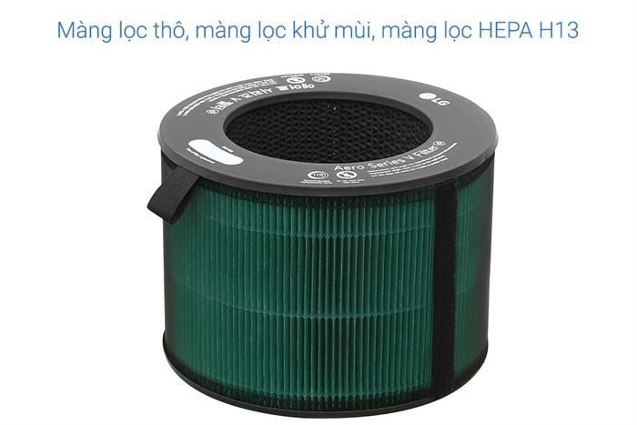 Máy lọc không khí LG PuriCare Aero Furniture AS20GPBK0 màu nâu 28W