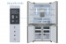 Tủ lạnh Sharp Inverter 607 lít SJ-FXPI689V-RS - Chính hãng