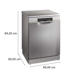 Máy rửa bát Bosch SMS6ZCI85M Series 6, 14 bộ có đèn, sấy Zeolith, nhập Đức - Chính hãng